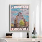 affiche toulouse vintage