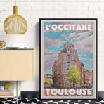 affiche toulouse vintage