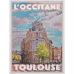 affiche toulouse vintage