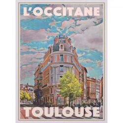 affiche toulouse vintage