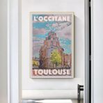 affiche toulouse vintage