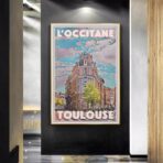 affiche toulouse vintage