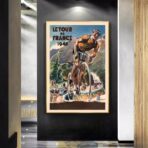affiche tour de france vintage