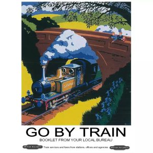 affiche train vintage