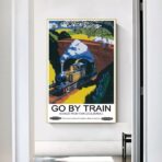 affiche train vintage