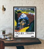 affiche train vintage