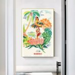 affiche tropicale vintage
