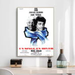 affiche un singe en hiver