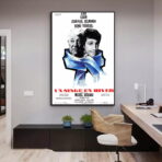affiche un singe en hiver
