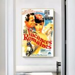 affiche vacances romaines