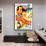 affiche vacances romaines
