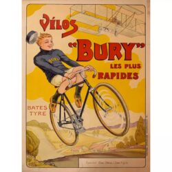 affiche vélo vintage