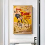 affiche vélo vintage