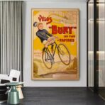 affiche vélo vintage