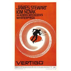 affiche vertigo hitchcock