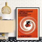 affiche vertigo hitchcock