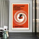 affiche vertigo hitchcock