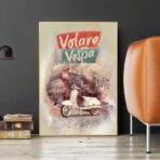 Affiche Vintage <br> Vespa Rome – Image 10