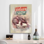 Affiche Vintage <br> Vespa Rome – Image 11