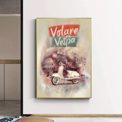 affiche vespa vintage