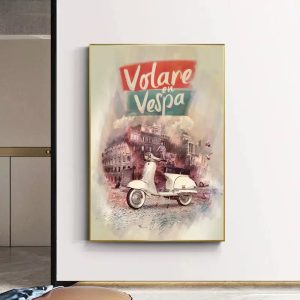 affiche vespa vintage