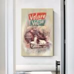 affiche vespa vintage