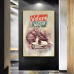 affiche vespa vintage