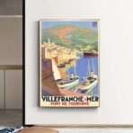 affiche Villefranche sur mer