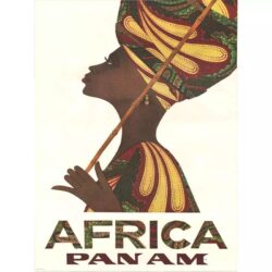 affiche vintage afrique