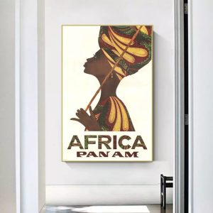 affiche vintage afrique