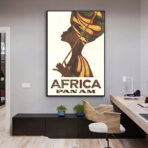 affiche vintage afrique
