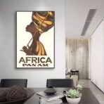 affiche vintage afrique