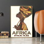 affiche vintage afrique