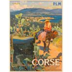 affiche vintage ajaccio