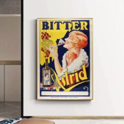 affiche vintage alcool