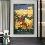 affiche vintage algérie