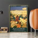 affiche vintage algérie