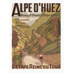 affiche alpe d'huez