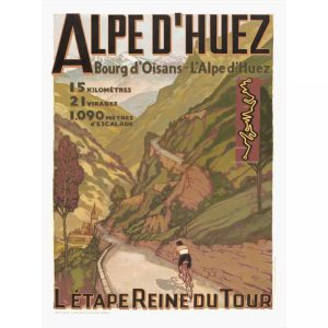 affiche alpe d'huez