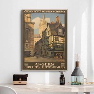 affiche vintage angers