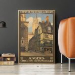 affiche vintage angers