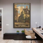 affiche vintage angers