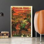 affiche vintage animaux