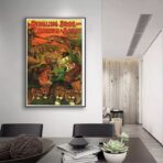 affiche vintage animaux