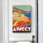 affiche vintage annecy