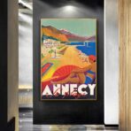 affiche vintage annecy