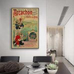 affiche vintage arcachon