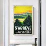 affiche vintage ardeche