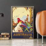 affiche vintage australie