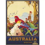 affiche vintage australie